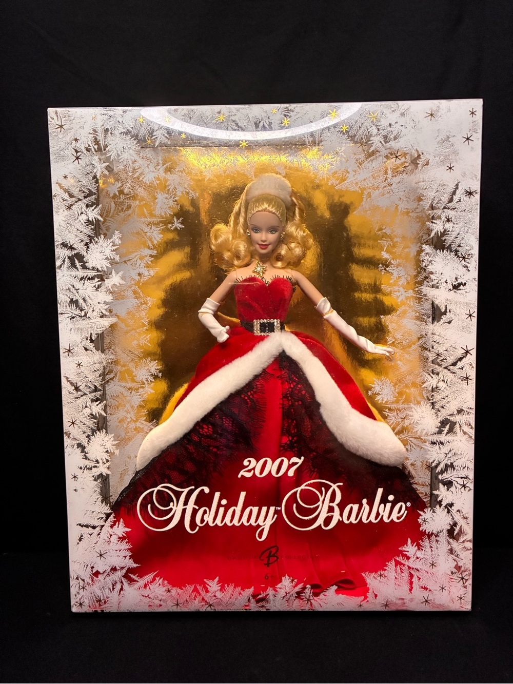 2007 Holiday Barbie Collector Edition | Blonde Red Gown | NRFB